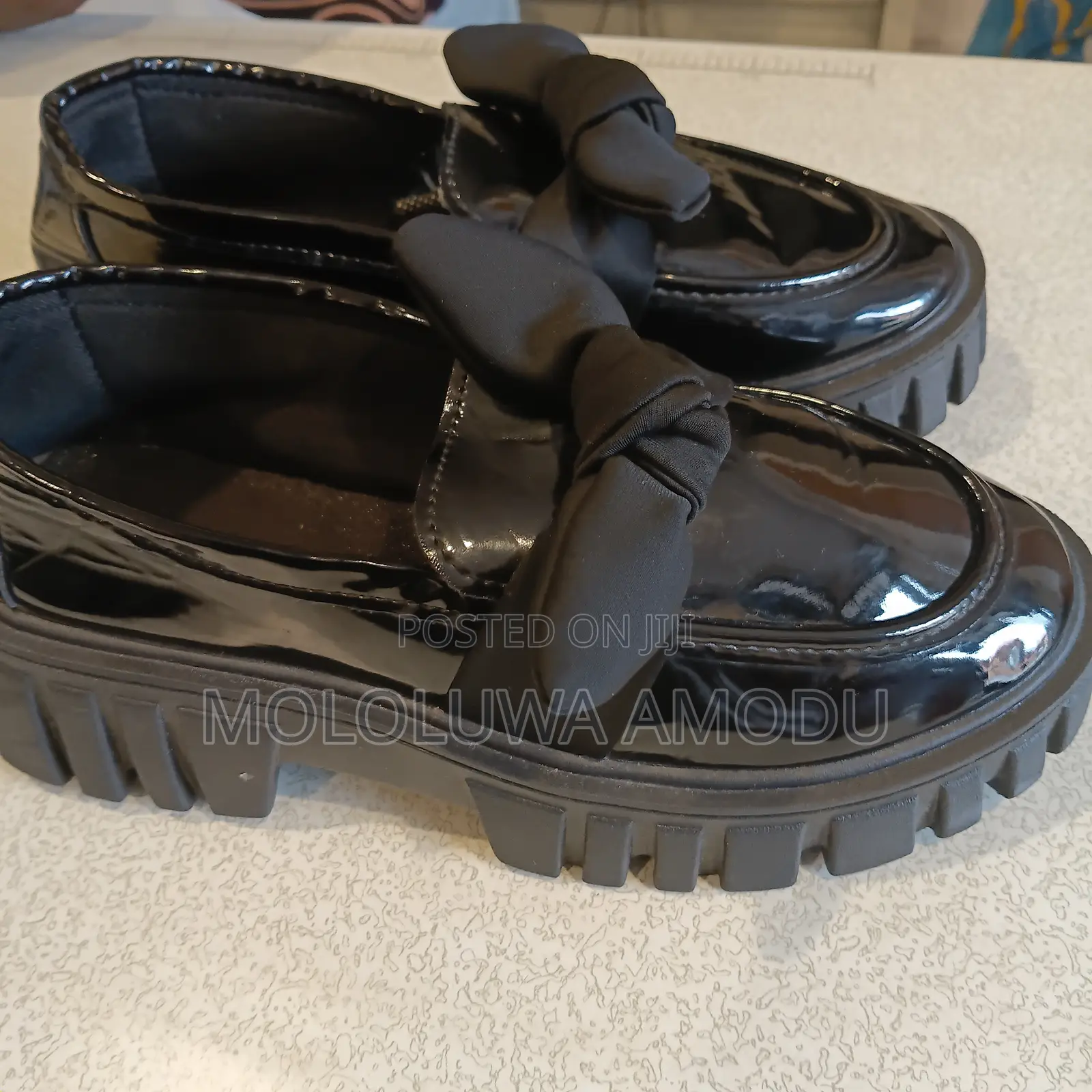 Chunky Bow Loafers