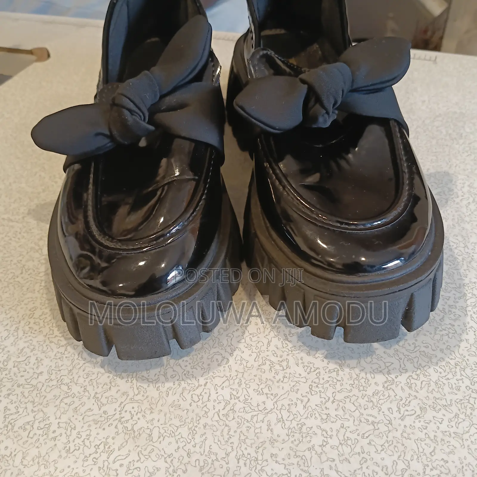Chunky Bow Loafers