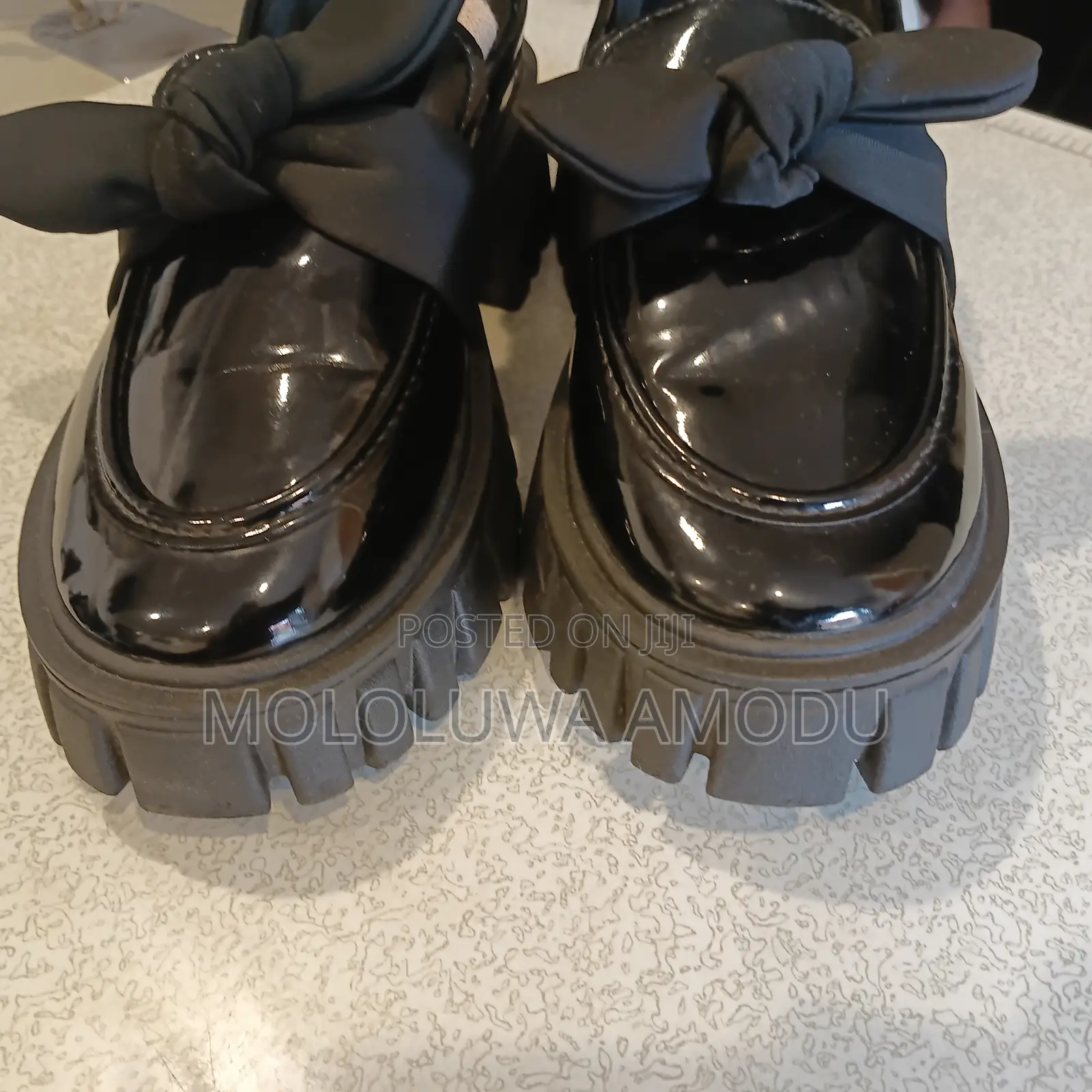 Chunky Bow Loafers