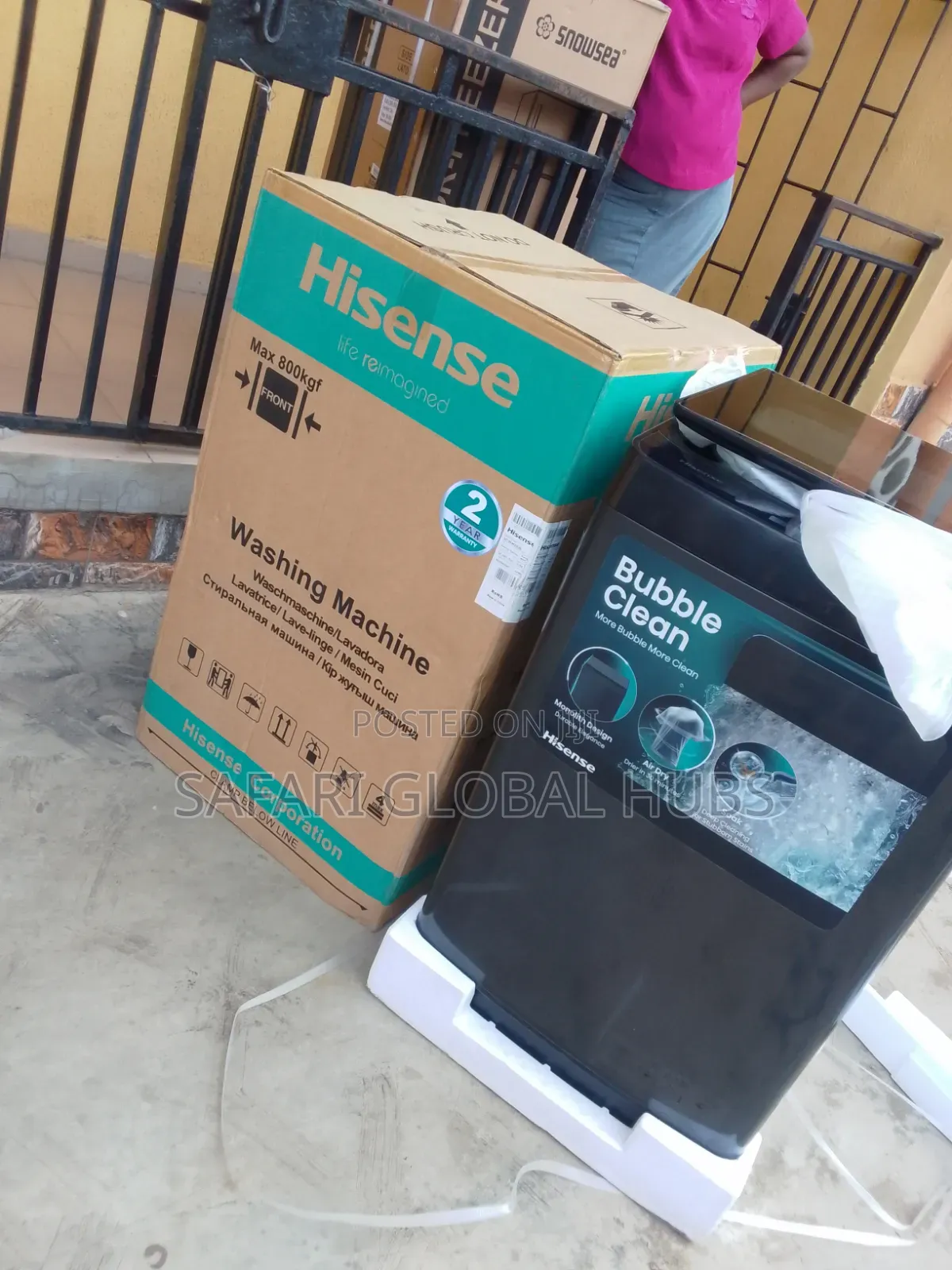 Hisense 9kg Top Loader Washer