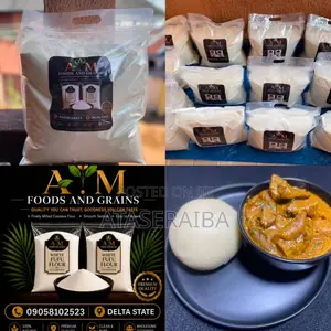 Premium White Fufu Flour – Smooth & Odorless