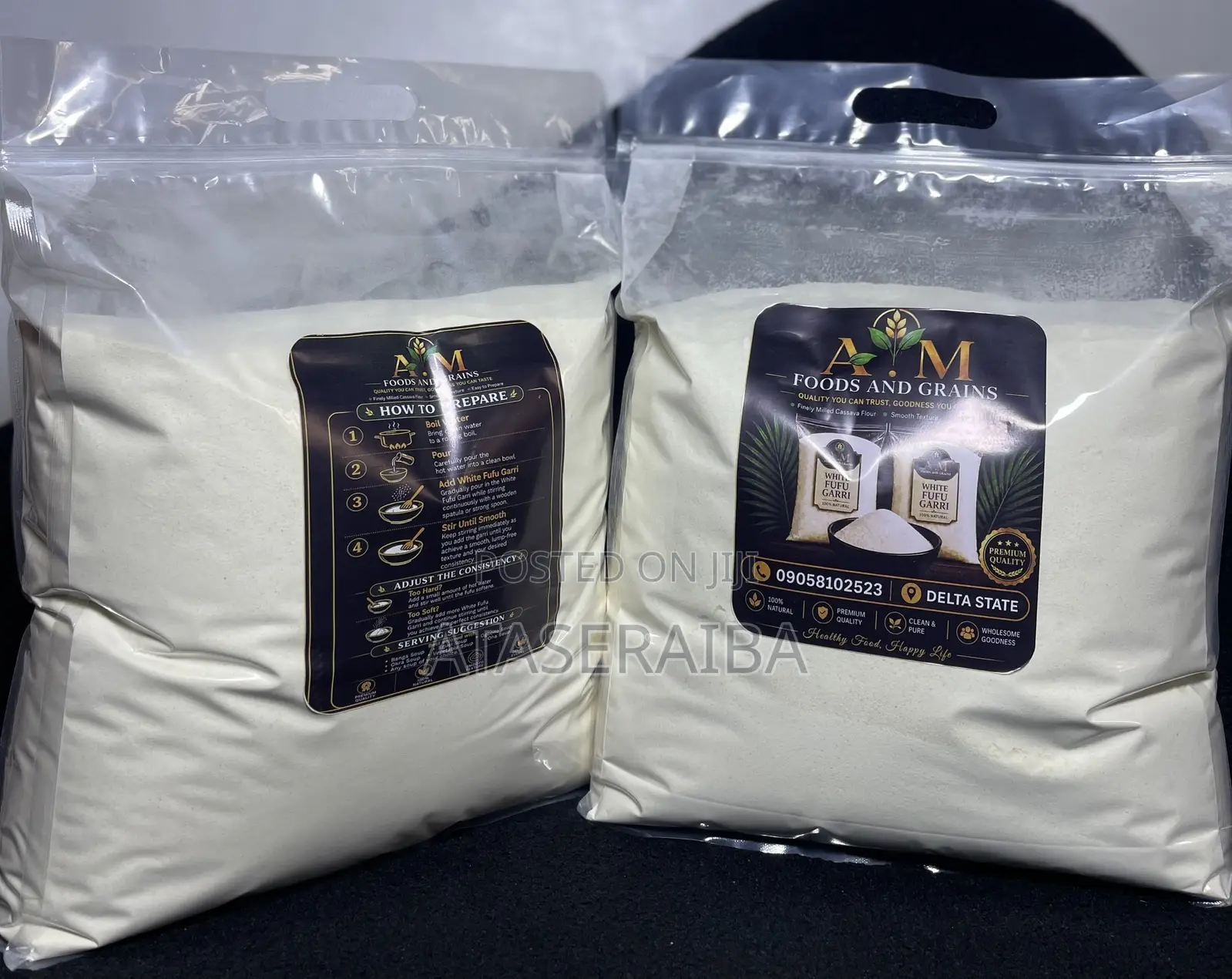 Premium White Fufu Flour – Smooth & Odorless