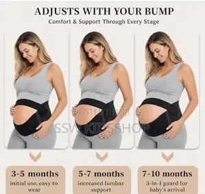 Adjustable Maternity Belly & Back Support Band