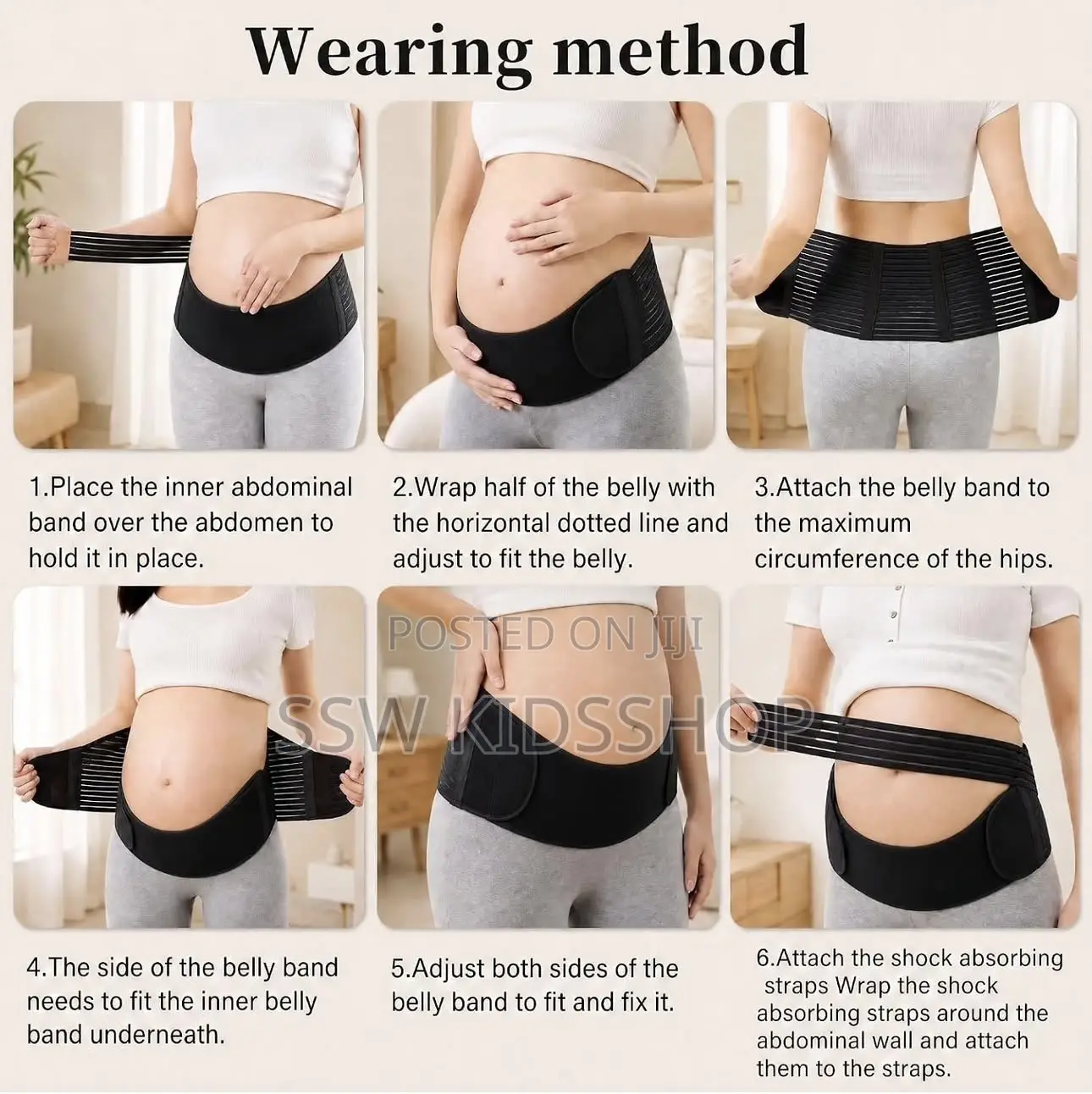 Adjustable Maternity Belly & Back Support Band