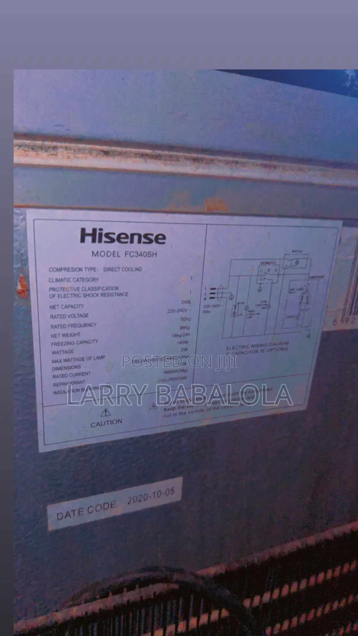 Hisense Chest Freezer