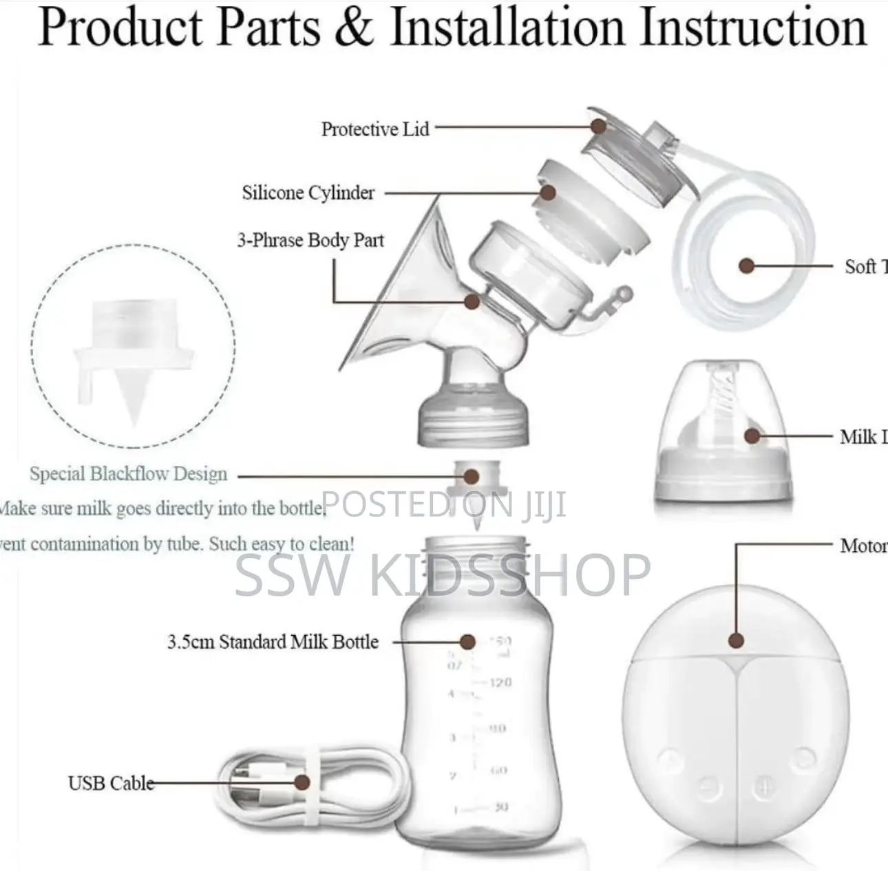 Intelligent Automatic Double Electric Breast Pump