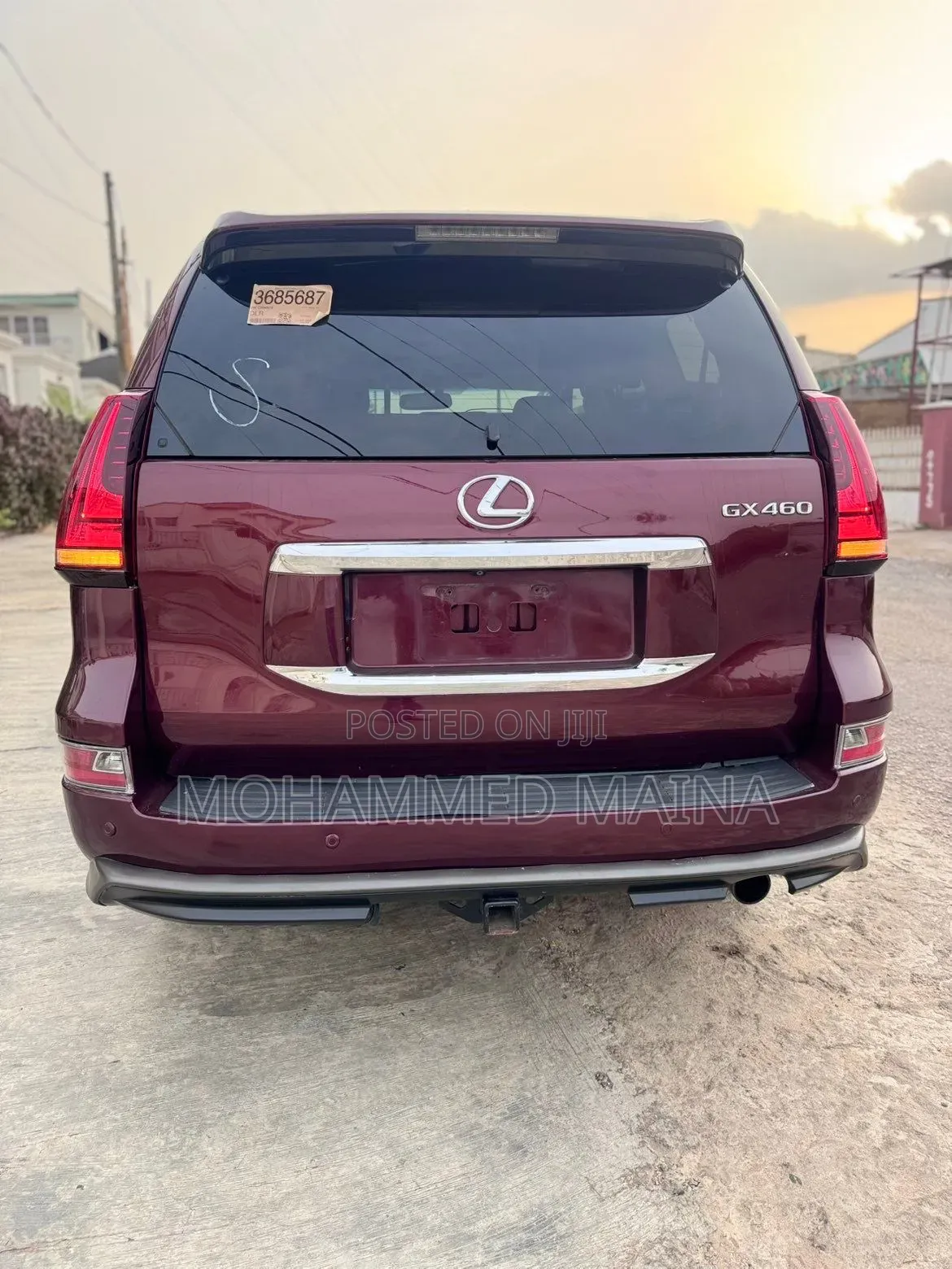 Lexus GX 2012 Maroon