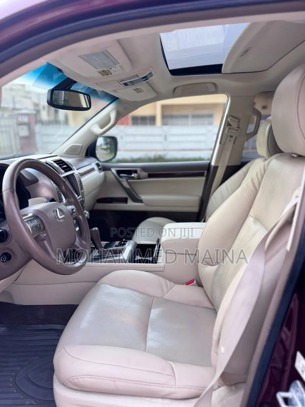 Lexus GX 2012 Maroon