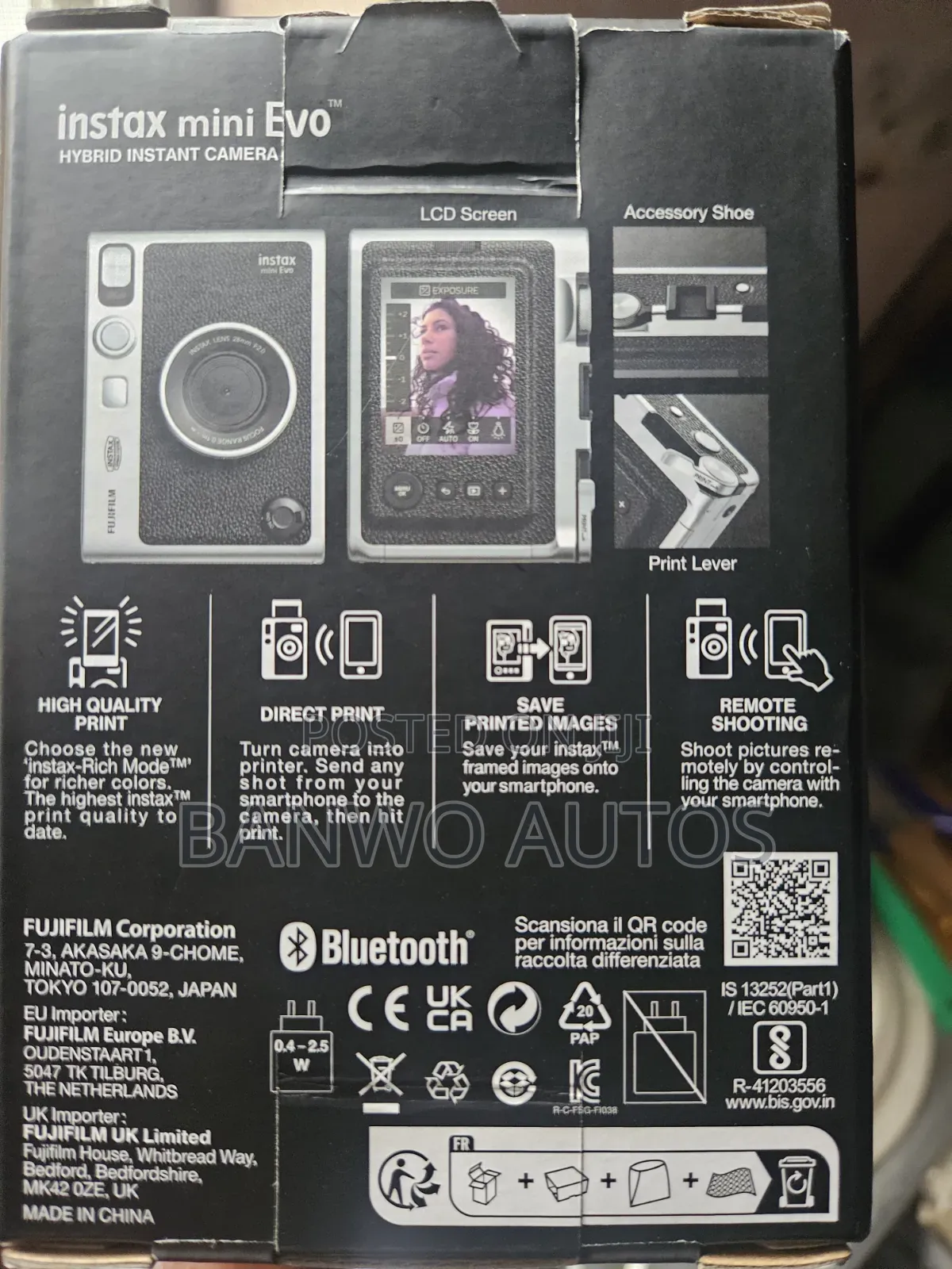 Instax Mini Evo Hybrid Instant Camera
