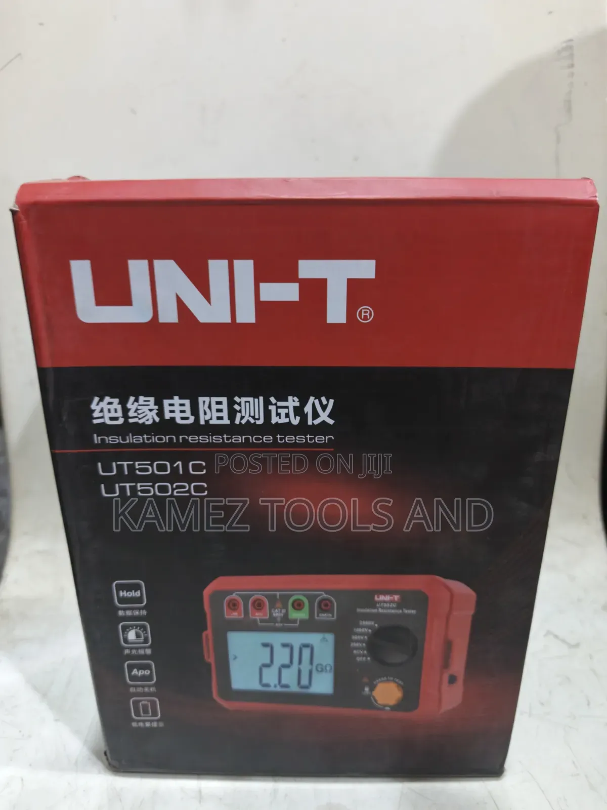 Uni-T Ut502c 2.5Kv Digital Insulation Resistance Tester