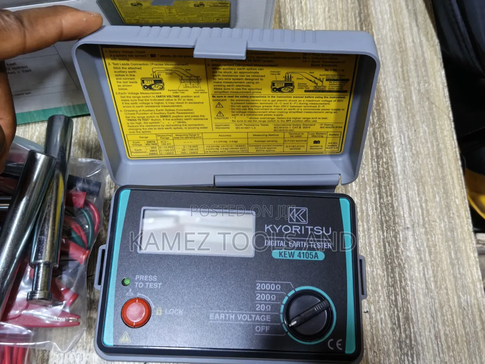 Kyoritsu Kew 4105A Digital Earth Tester