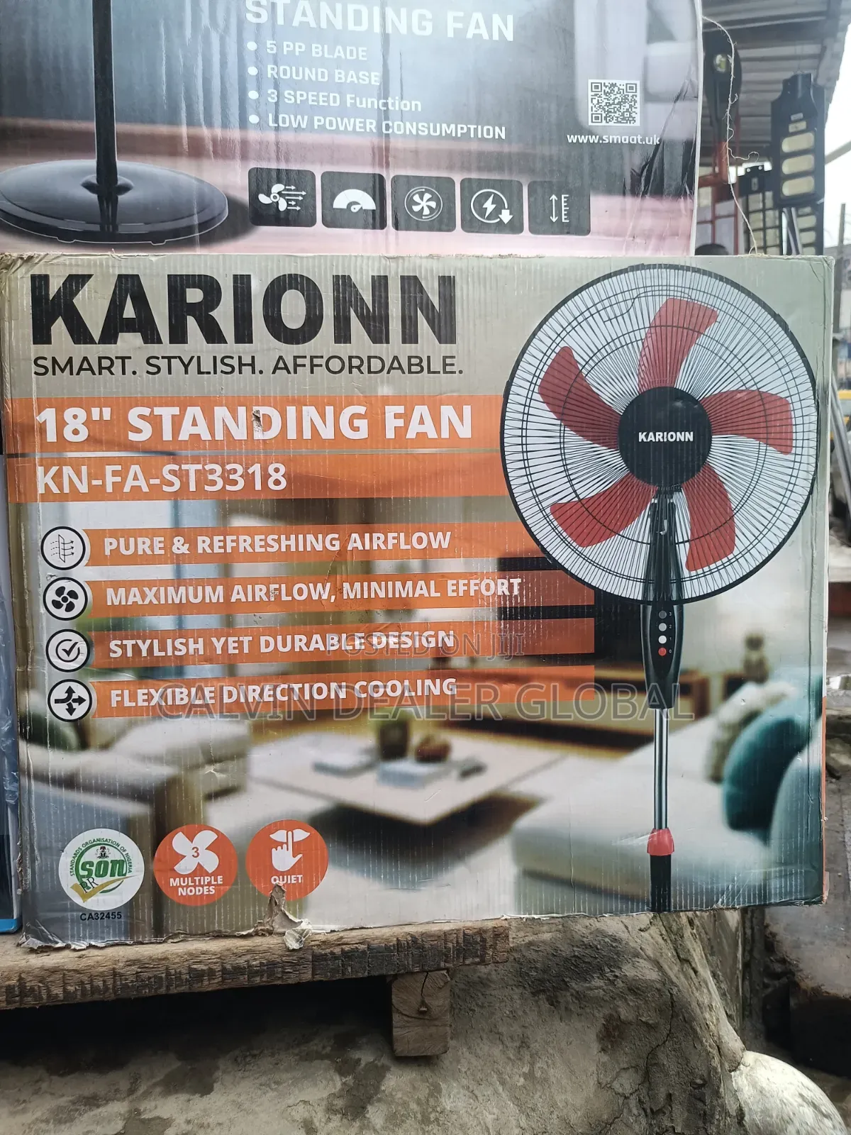 18"inches Standing Fan