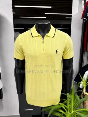 Polo Ralph Zipper Knit Polo.