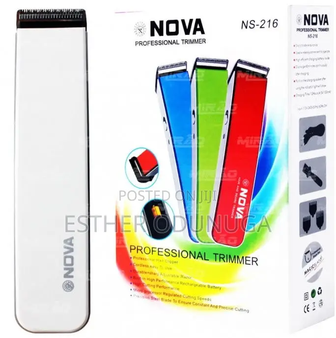 Nova NS-216 Professional Rechargeable Clipper/Trimmer