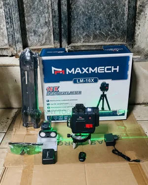MAXMECH LM-16X 16 Lines Green Laser Level | 4D Self-Leveling Kit