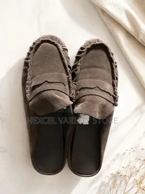 Premium Brown Suede Penny Loafers – Classic Slip-on Shoes