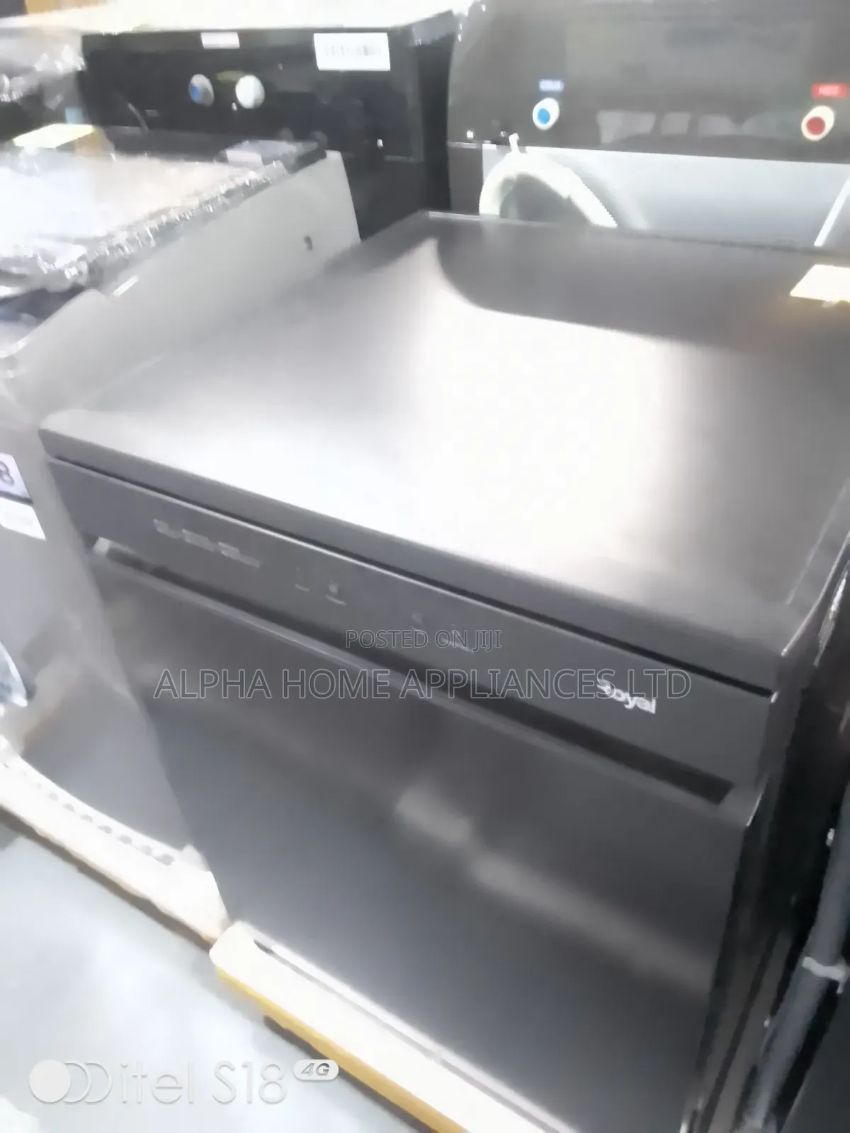 Royal Dish Washer 12set Black Colour