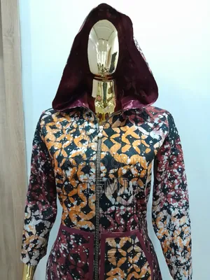 Bespoke Adire Batik Hoodie Dress