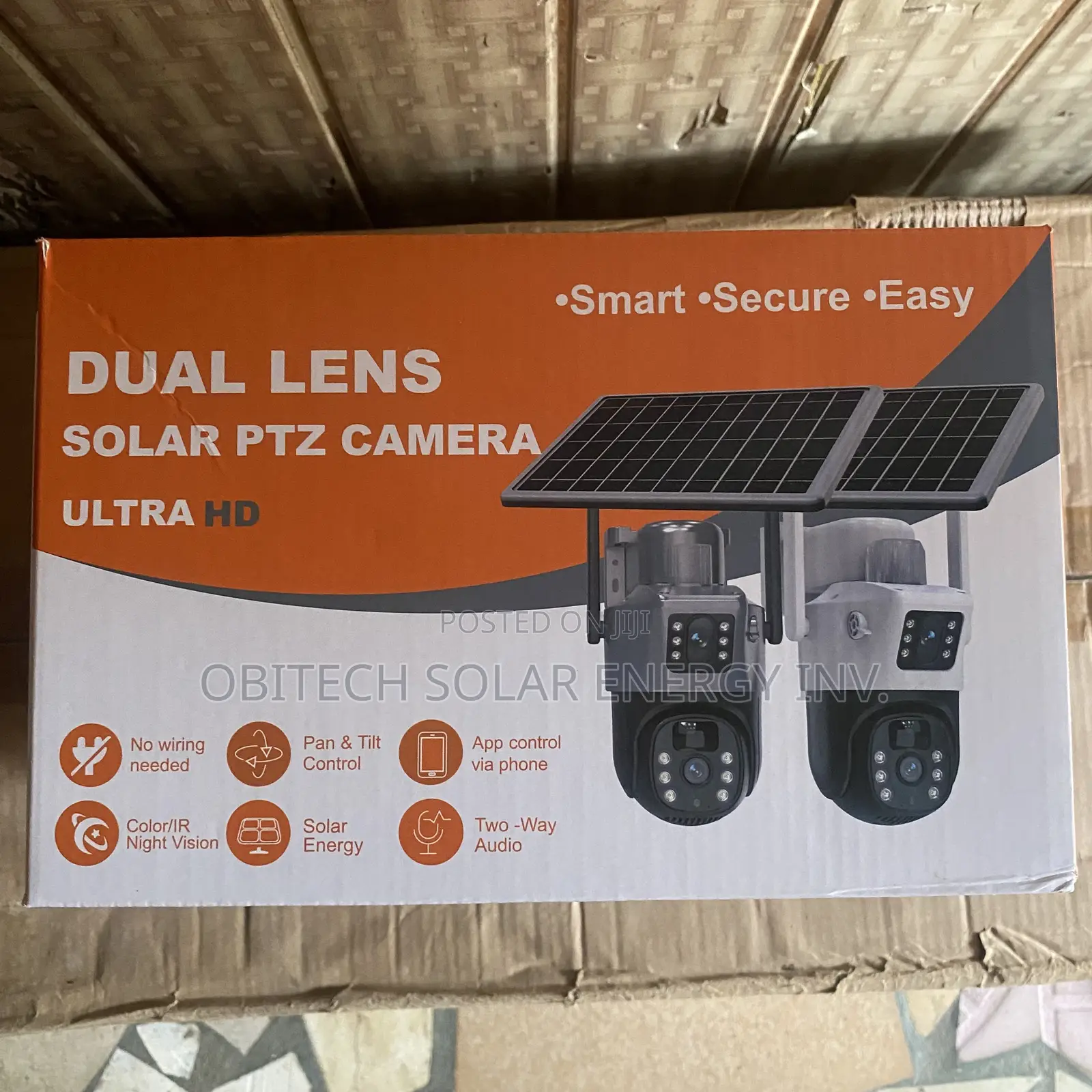 Dual Lens Solar PTZ Camera