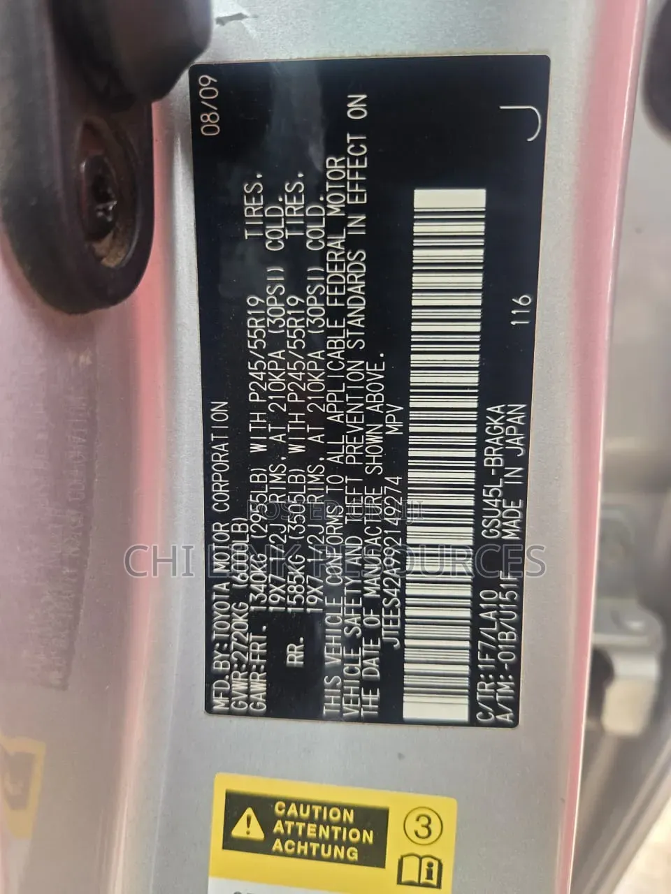 Toyota Highlander 2010 Silver
