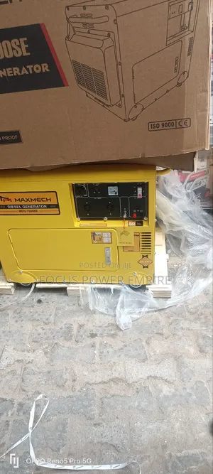 Original 10.5kva Maxmech Soundproof Generator 💯 Copper Coil
