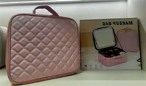 Make Up Bag With Rechargeable Removable Led Light Mirror