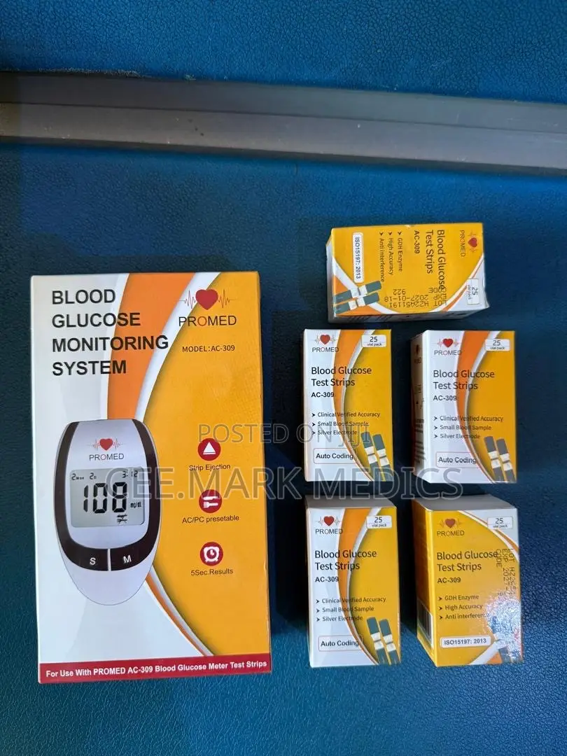Promed Glucose Machine and Strip