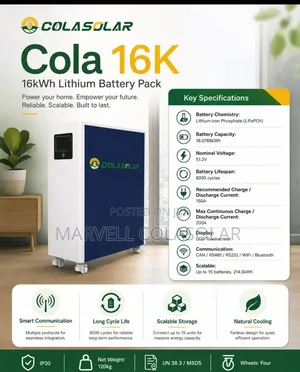 Cola 15kwh Lithium Battery