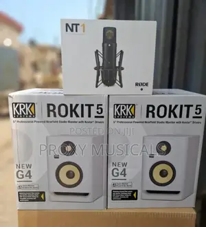 KRK Rokit 5 Studio Monitor & Rode NT1 Condenser Microphone