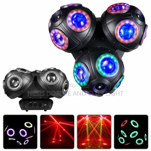 3 Arms Revolving Heads + Laser Effect With Asked Ribbon Strip