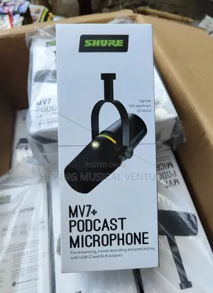 Shure MV7+ Original Podcast High Quality Studio Microphone