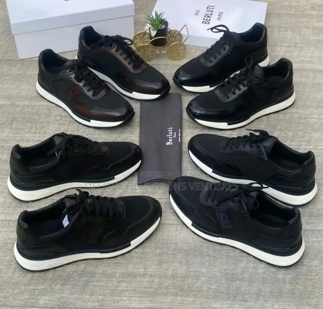 *Berluti Luxury High Quality Sneakers