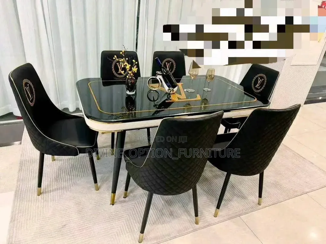 Luxury Contemporary Dinning With 6chairs