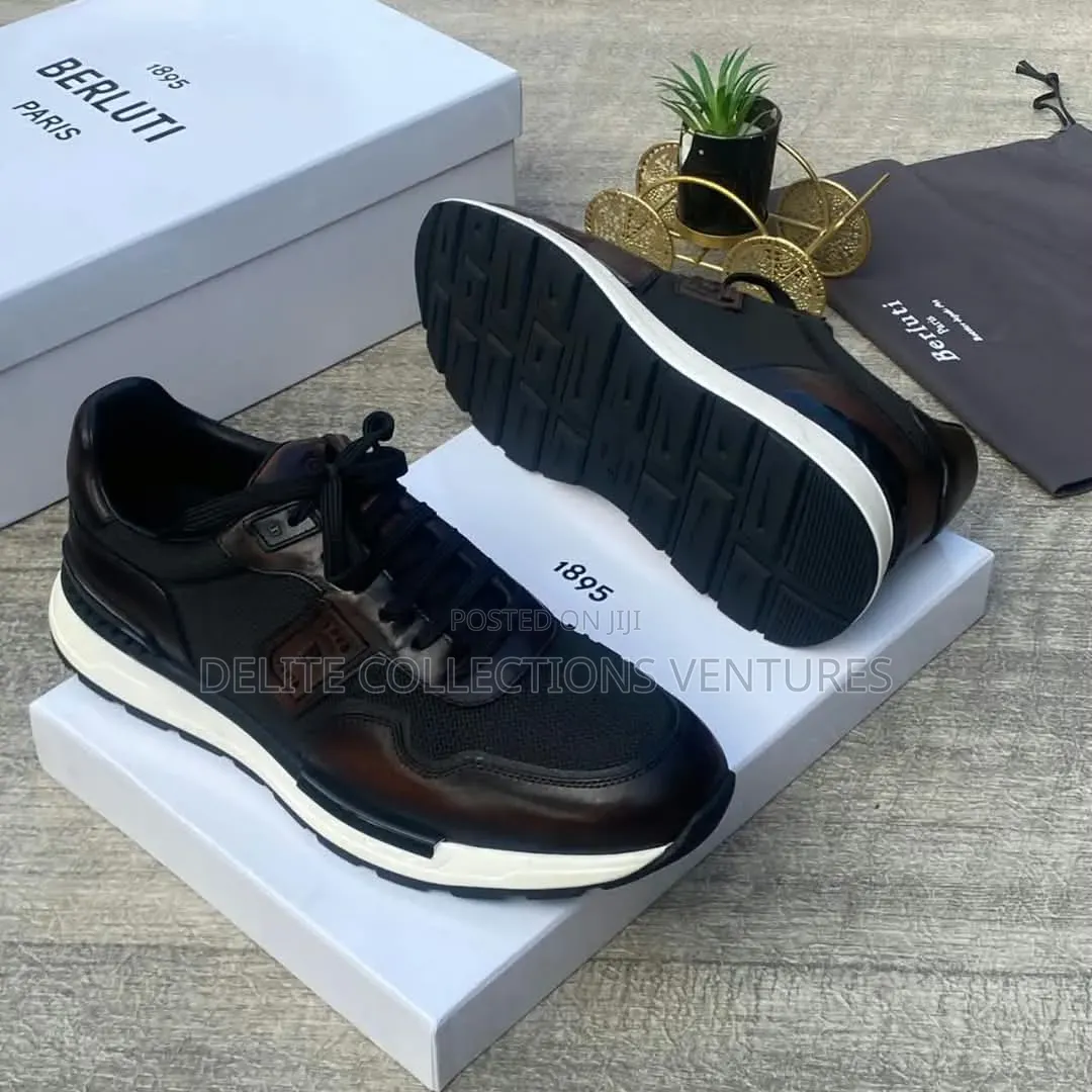 *Berluti Luxury High Quality Sneakers
