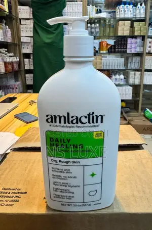 Amlactin Daily Healing Lotion 12% Lactic Acid Lotion for Dry & Rough