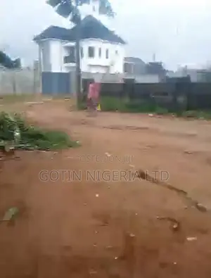 50×100ft Land With Building at Okabere