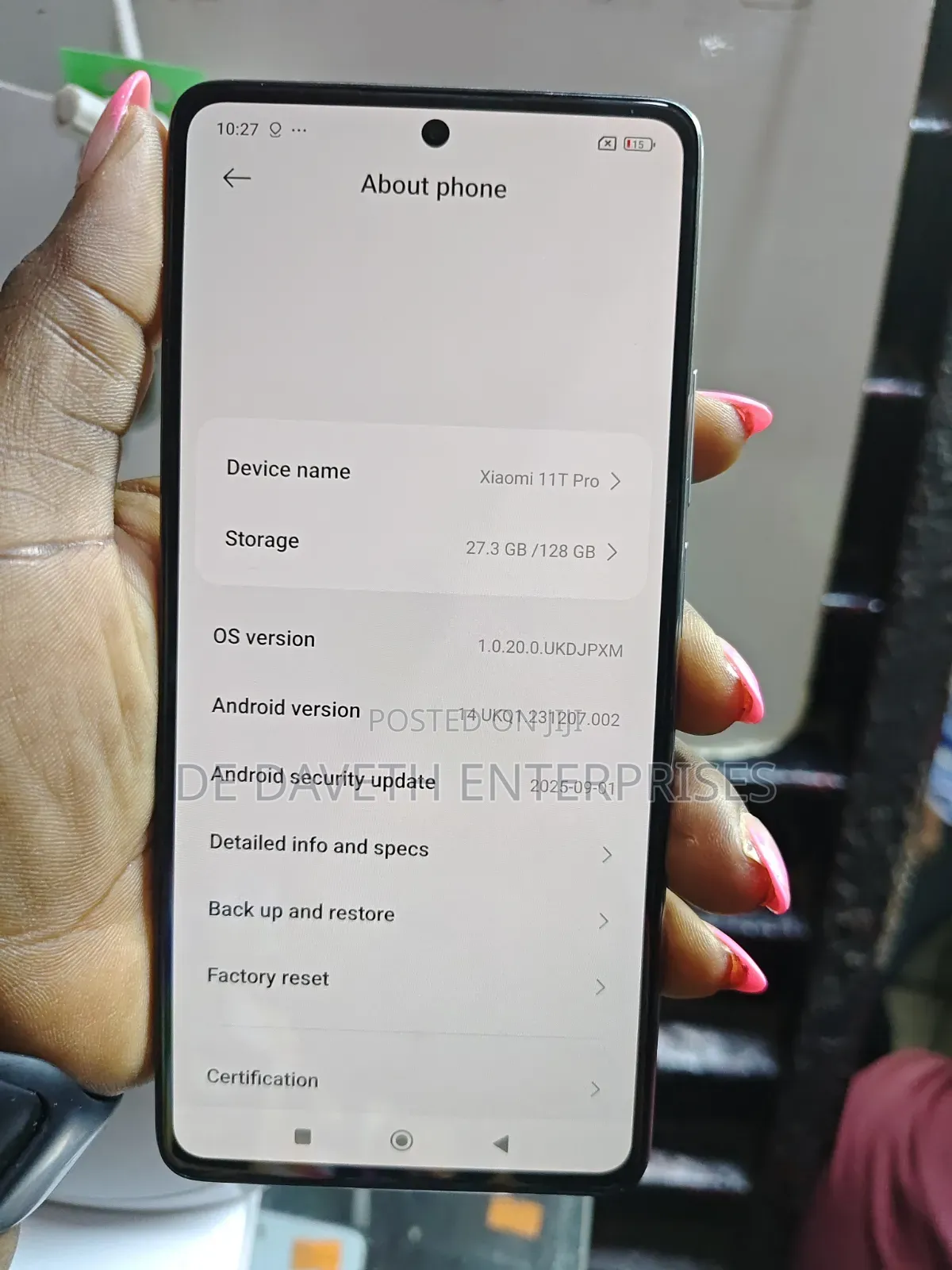 Xiaomi 11T Pro 128 GB White