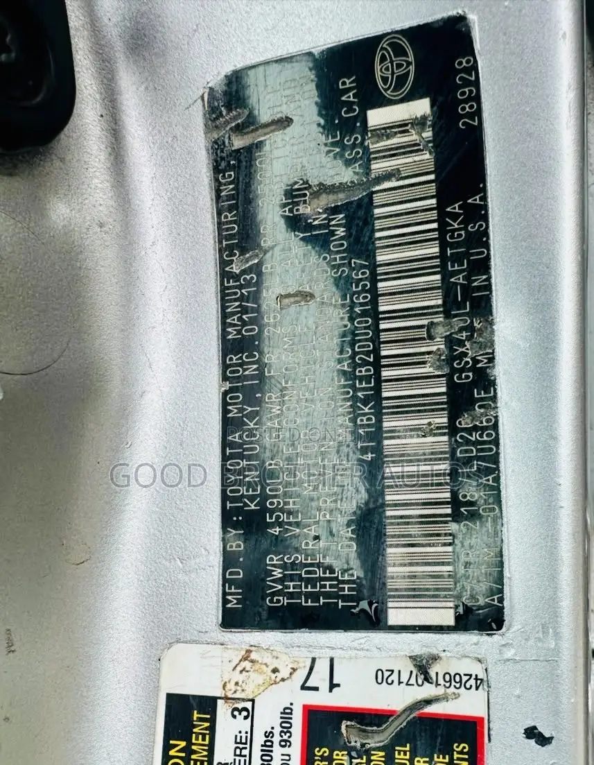 Toyota Avalon 2013 Silver