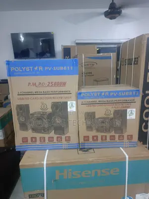 Powerful Subwofer Polystar Pv-Sub811