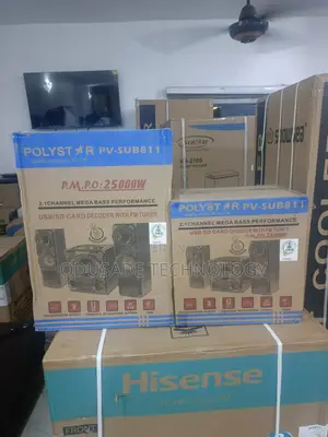 Powerful Subwofer Polystar Pv-Sub811
