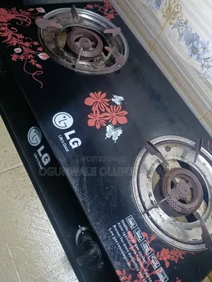 Used LG Glass Top Table Gas Cooker- Auto Ignition