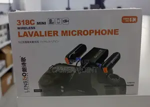 Lensgo 318C Mini Wireless Lavalier Microphone