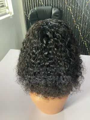 100% Human Hair, Celebrity Fringe Wig, 12 Inches Natural Color