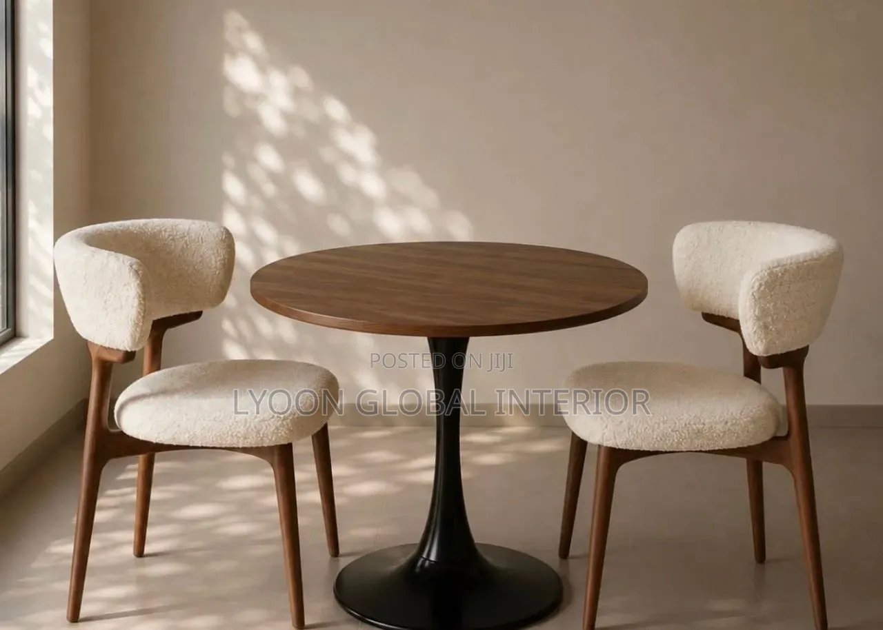 Classic Wooden Cafeteria Table Set