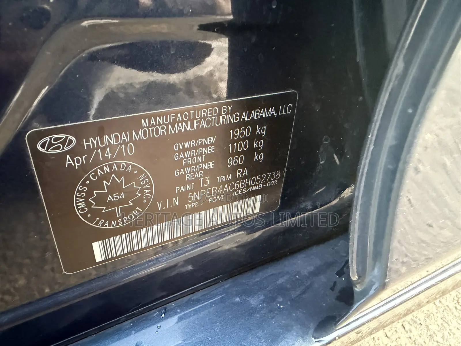 Hyundai Sonata 2012 Gray