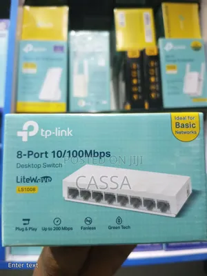 TP-Link 8-Port 10/100Mbps Desktop Switch.