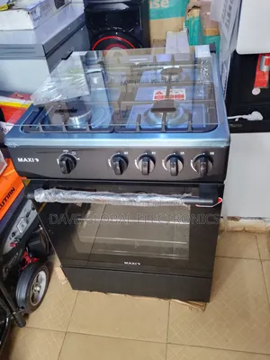 Maxi Standing GAS COOKER 4 Burner With Oven 60 by 60