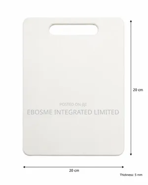 White Kitchen Cutting Board With Handle