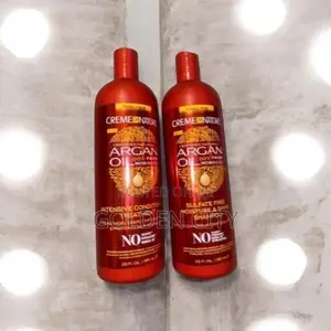 Creme of Nature Argan Oil From Moroco – Moisture & Shine Hair Care Duo
