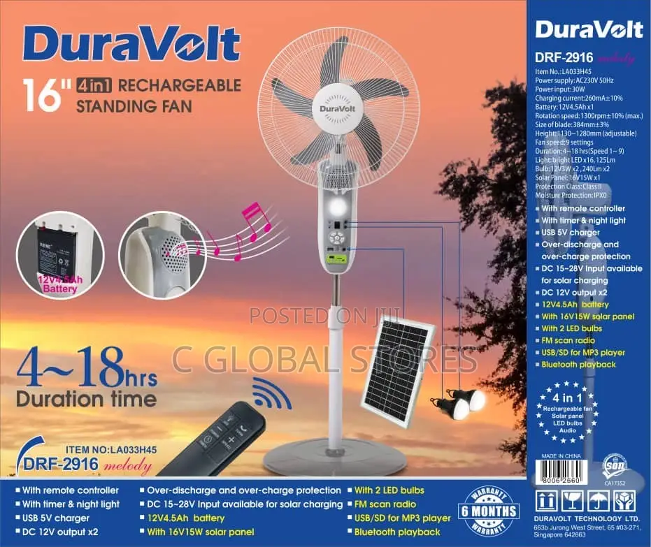 16inches Quality Standing Fan